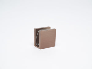 Industry Boutique Wall to Glass 90 Degree 10mm Clamp Dusty Rose