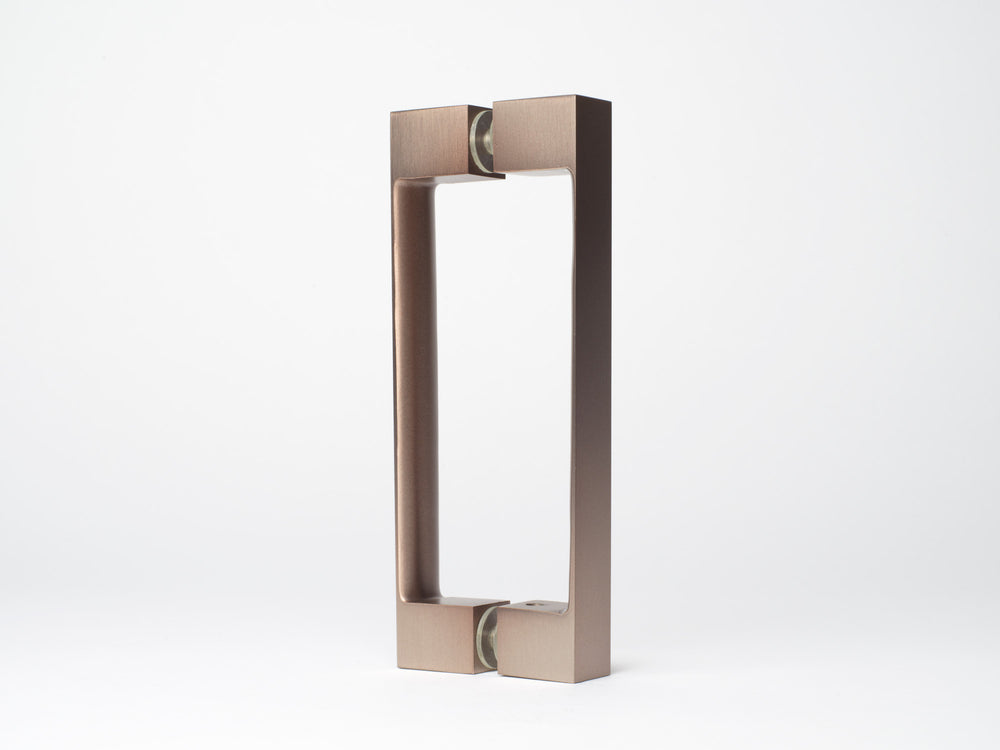 Boutique Range Square Double Pull Shower Handle - Dusty Rose