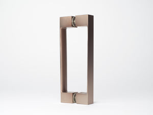 Boutique Range Square Double Pull Shower Handle - Dusty Rose