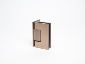 Industry Boutique Wall to Glass 90 Degree Hinge with L Type Mounting Plate - Dusty Rose