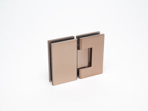 Boutique Range Glass to Glass 180 Degree Hinge - Dusty Rose