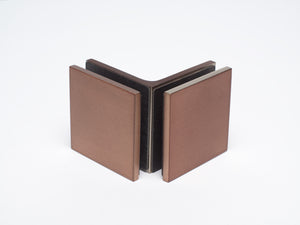 Boutique Range Glass to Glass 90 Degree Bracket - Ember Bronze