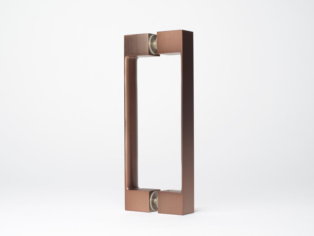 Boutique Range Square Double Pull Shower Handle - Ember Bronze