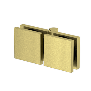 Stealth Bi-Fold Left handed Shower Hinge Raw Brushed Brass