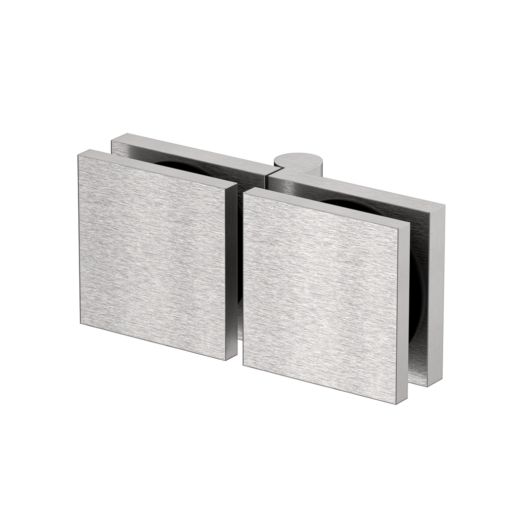 Stealth Bi-Fold Left handed Shower Hinge Satin Nickel