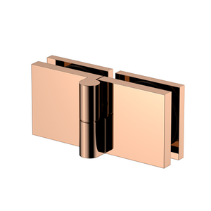 Stealth Bi-Fold Left handed Shower Hinge Polished Rose Gold