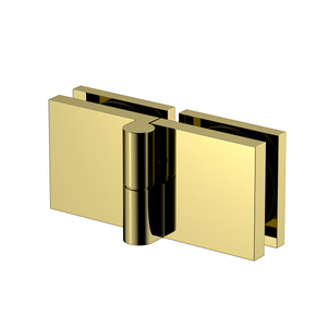Stealth Bi-Fold Left handed Shower Hinge Polished Gold