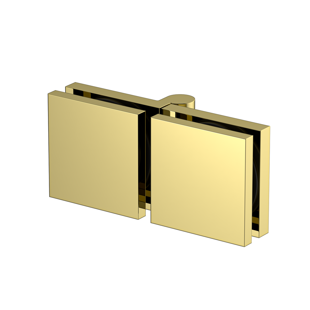 Stealth Bi-Fold Right Handed Shower Hinge Polished Gold