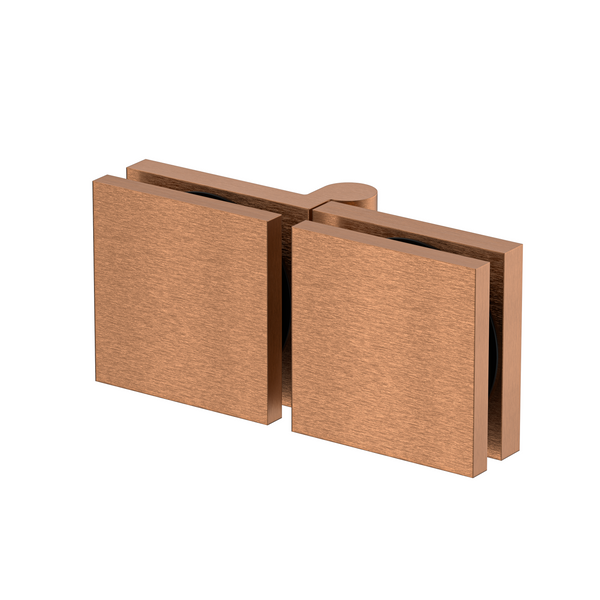 Stealth Bi-Fold Right Handed Shower Hinge Brushed Rose Gold