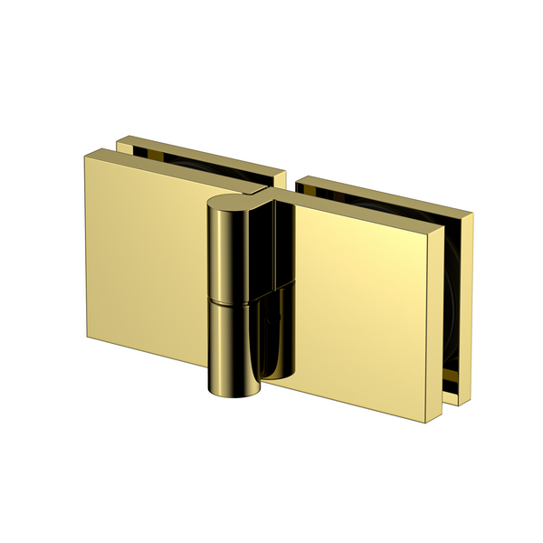 Stealth Bi-Fold Right Handed Shower Hinge Polished Gold
