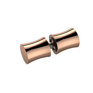 Shower Door Knob EK2 Polished Rose Gold