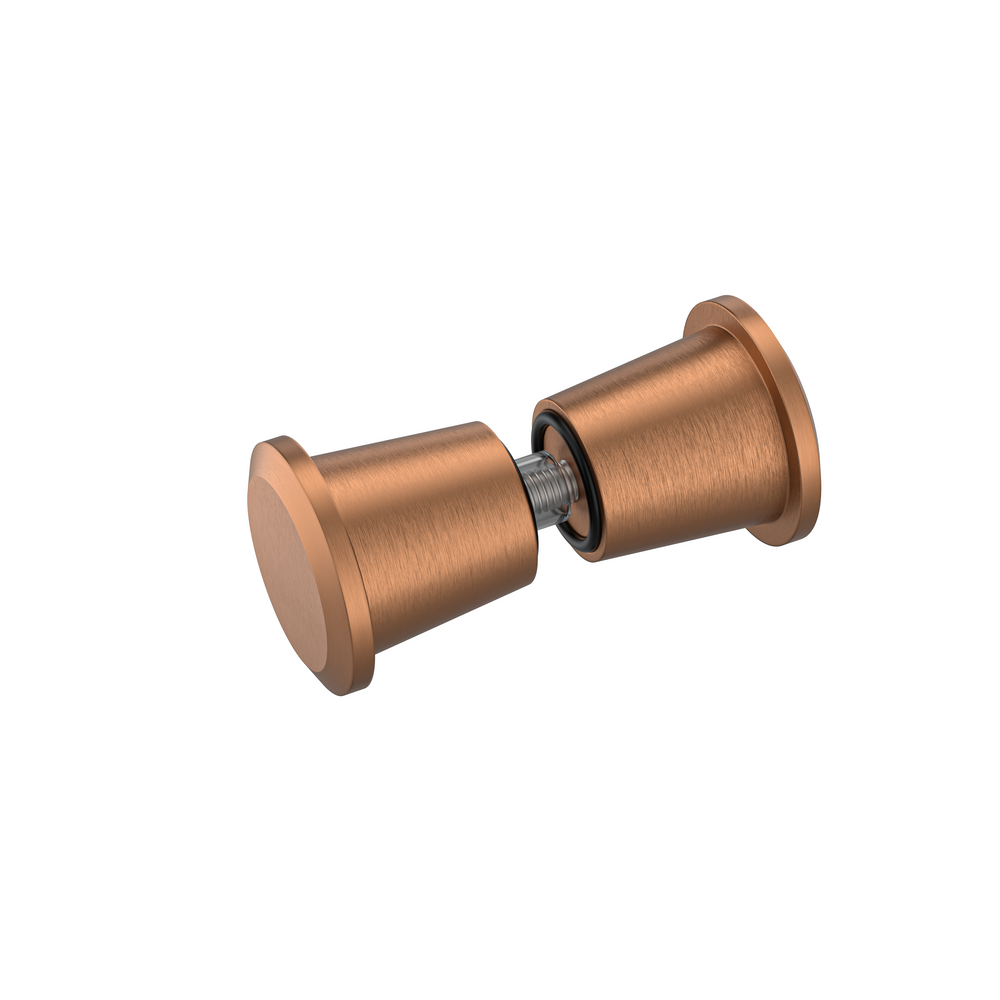 Round Door Knob Brushed Rose Gold