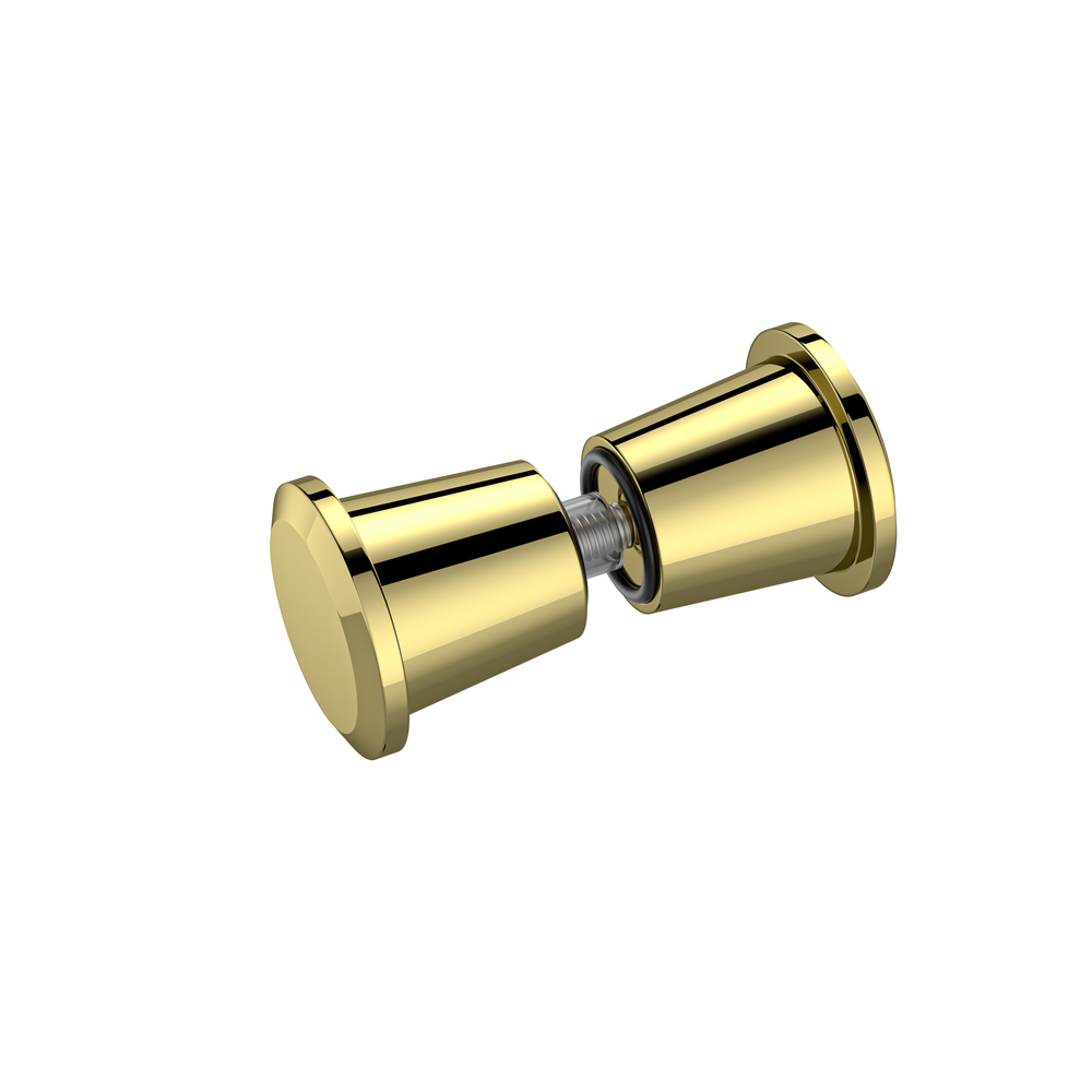 Round Door Knob  Polished Gold