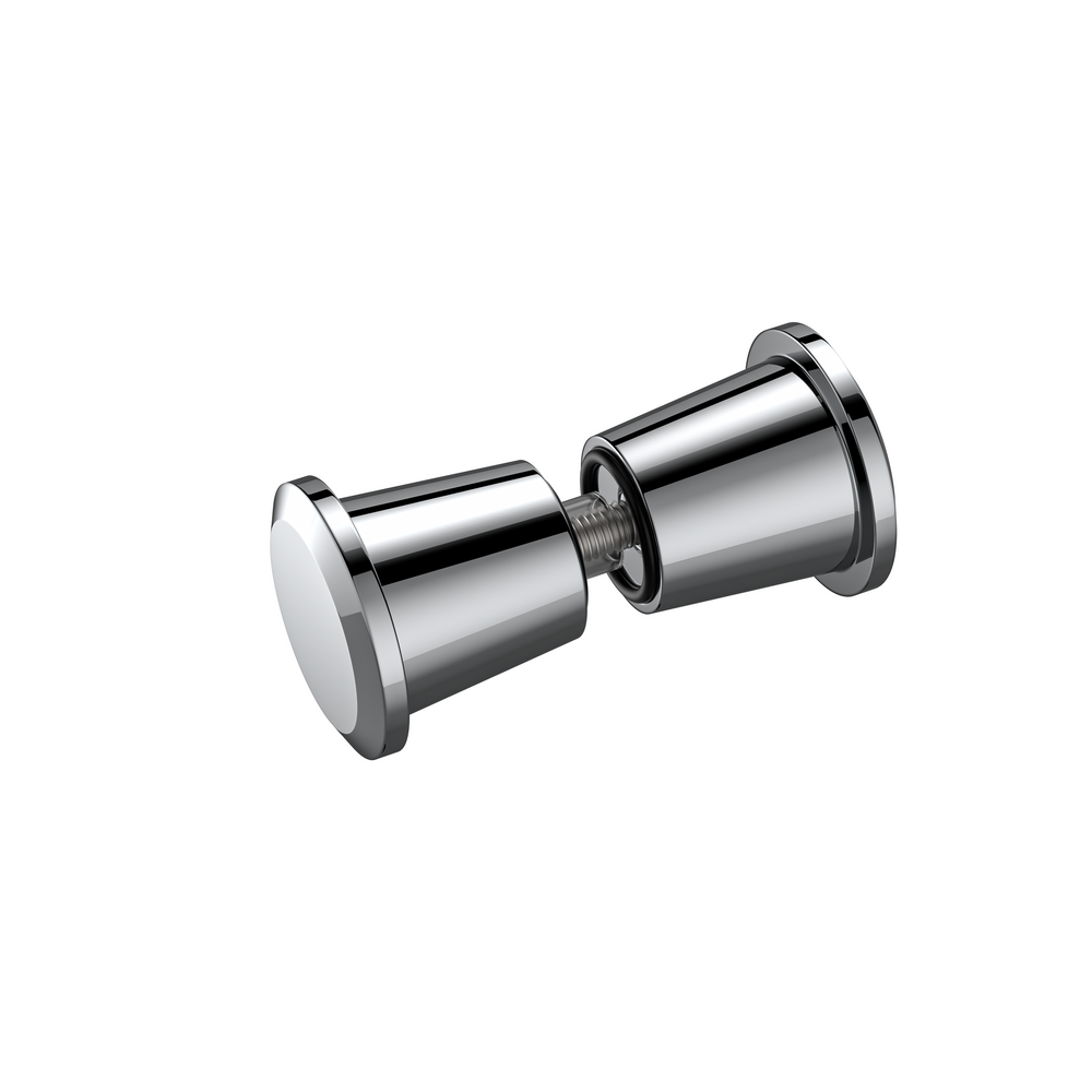 Round Door Knob Polished Chrome