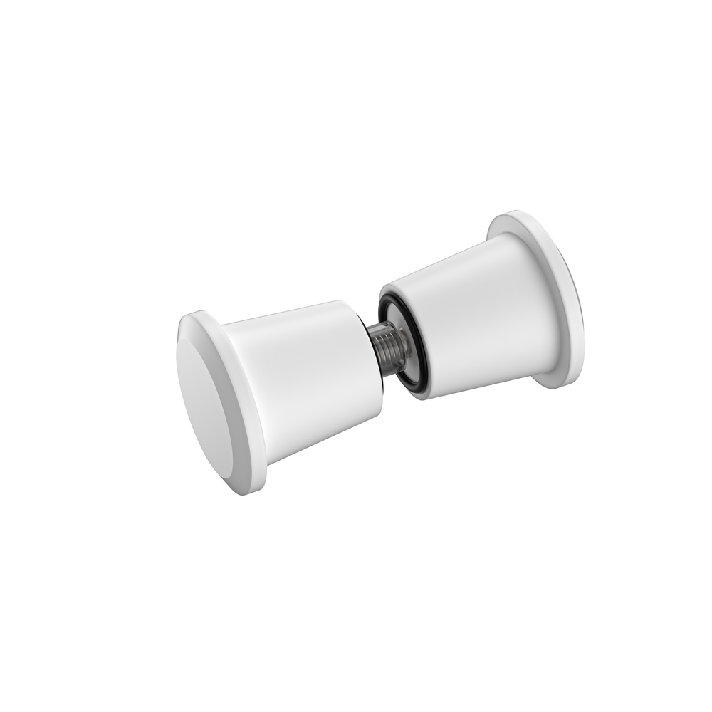 Round Door Knob White