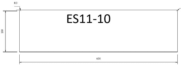 Rectangular Glass Shelf- ES11