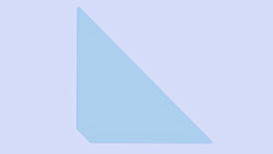 Triangular Glass Shelf - Plain