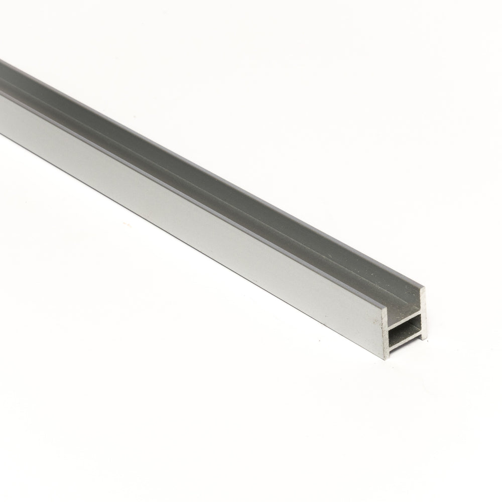 Aluminium Shower Hob System 2000mm Satin Nickel