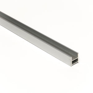 Aluminium Shower Hob System 2000mm Satin Nickel