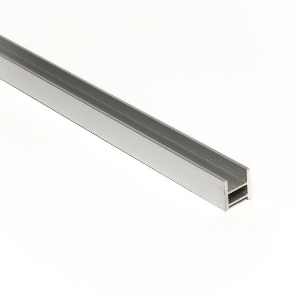 Aluminium Shower Hob System 2000mm Satin Nickel