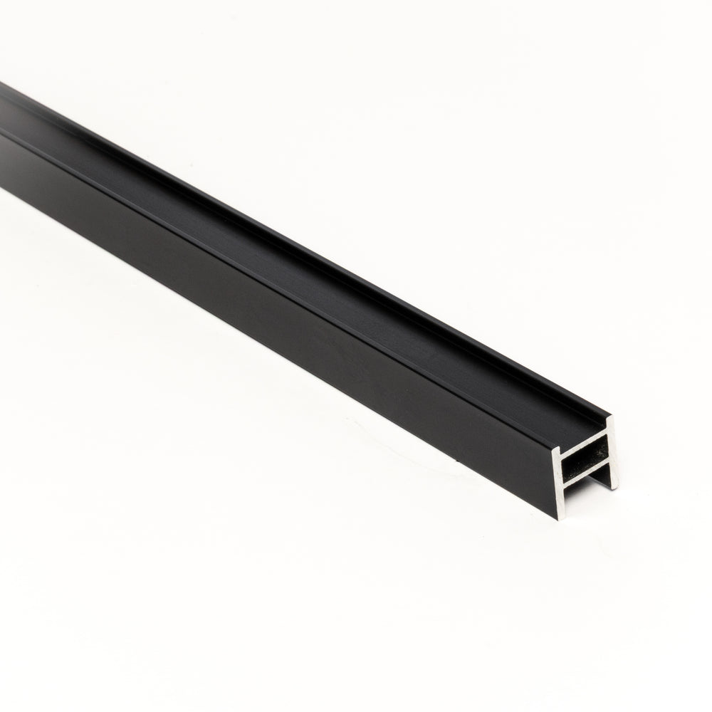 Aluminium Shower Hob System 2000mm Matte Black