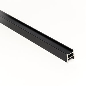 Aluminium Shower Hob System 2000mm Matte Black