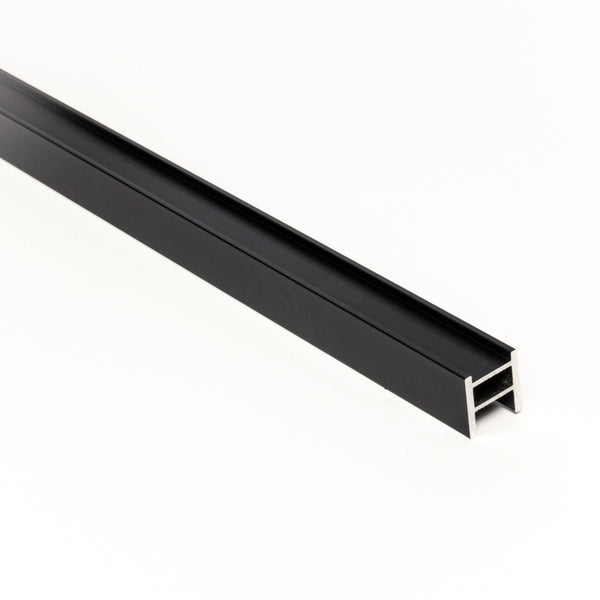 Aluminium Shower Hob System 2000mm Matte Black