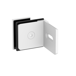 Stealth Wall to Glass Bracket with 30mm plate White