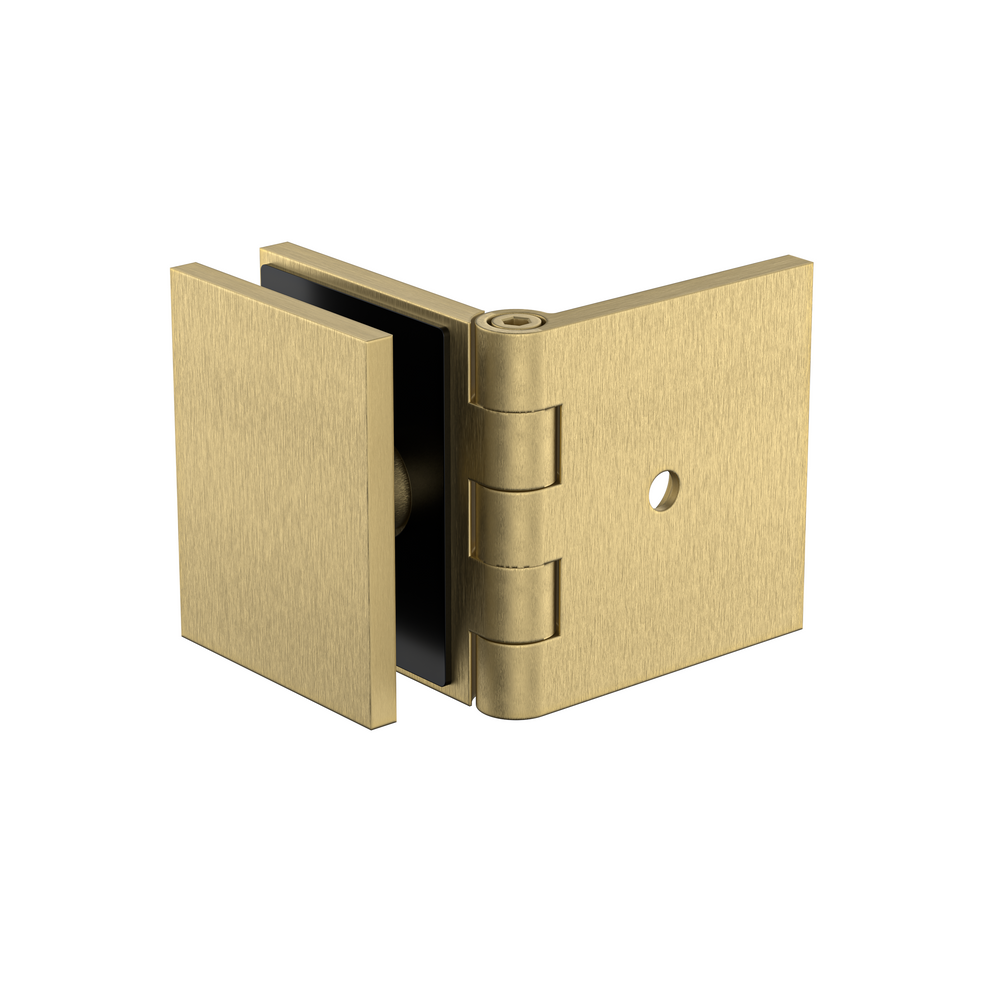 Adjustable Angle Bracket with 50mm Cover Plate-Soft Gold Brushed