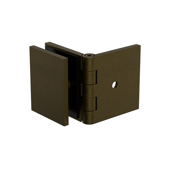 Adjustable Angle Bracket with 50mm Cover Plate -Antique Brass