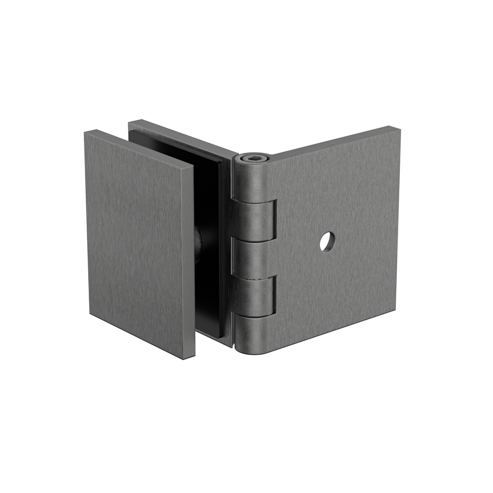 Adjustable Angle Bracket with 50mm Cover Plate- Brushed Gun Metal