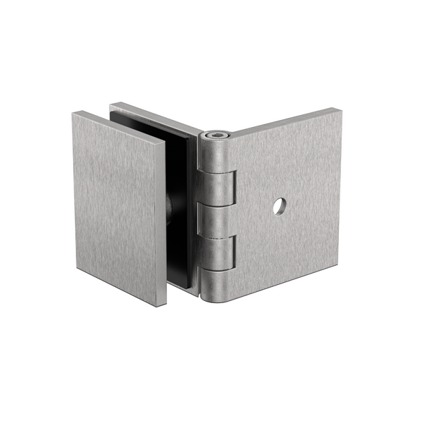 Adjustable Angle Bracket with 50mm Cover Plate- Satin Nickel