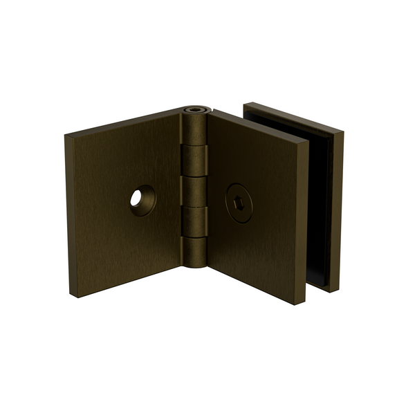 Adjustable Angle Bracket with 50mm Cover Plate -Antique Brass