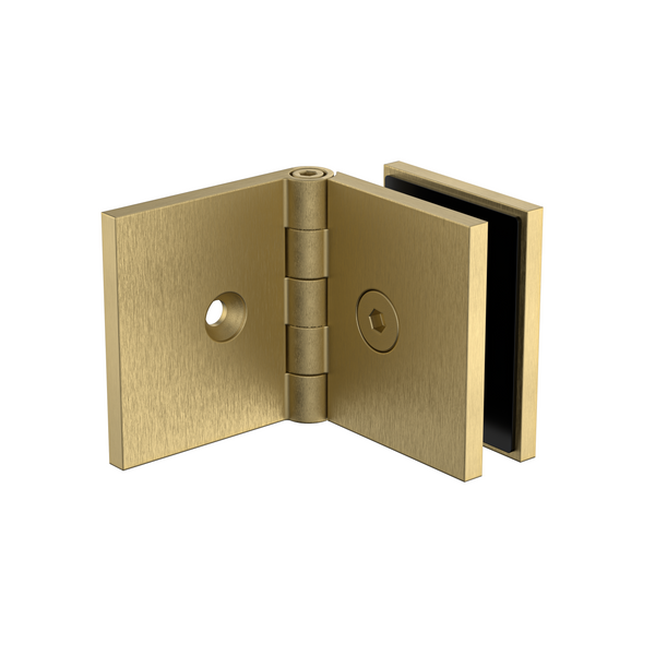 Adjustable Angle Bracket with 50mm Cover Plate-Soft Gold Brushed