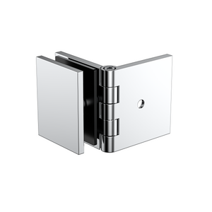adjustable wall to glass bracket polished chrome