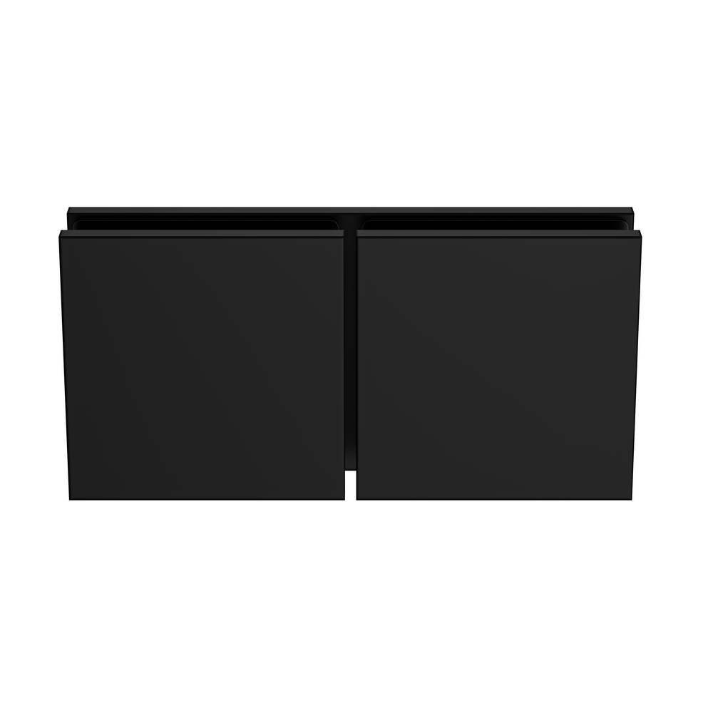 Boston Glass to Glass 180 Degree Bracket Matte Black