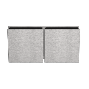 Boston Glass to Glass 180 Degree Bracket Satin Nickel