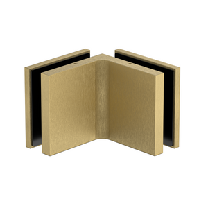 glass bracket gold brushed