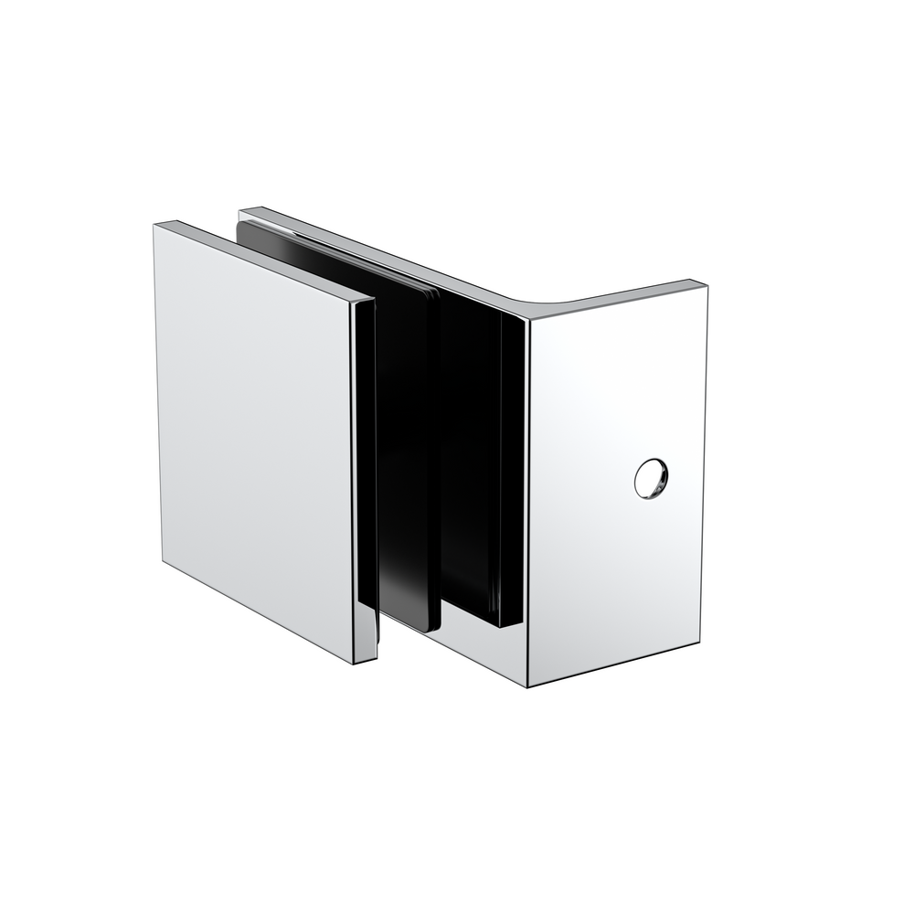 Boston Bracket with Extended Short Leg Polished Chrome