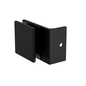 Boston Bracket with Extended Short Leg Matte Black