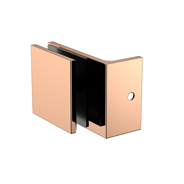 Boston Bracket with Extended Short Leg Polished Rose Gold