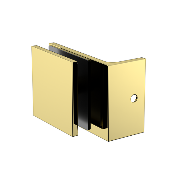 Boston Bracket with Extended Short Leg Polished Gold