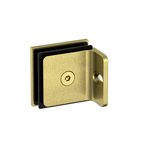 Stealth Bracket with Short Leg Brushed Brass