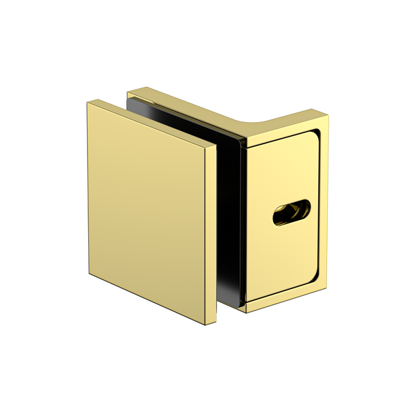 Stealth Bracket with Short Leg Polished Gold