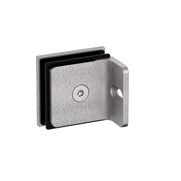 Stealth Bracket with Short Leg Satin Nickel