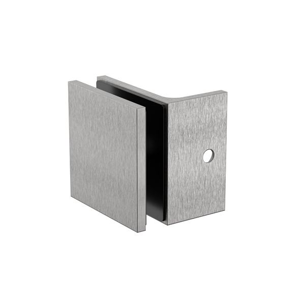 Boston Bracket with Short Leg Satin Nickel