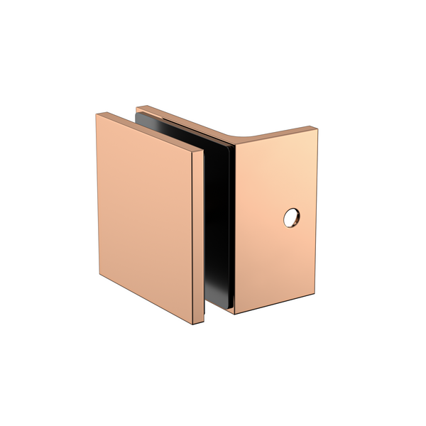 Boston Bracket with Short Leg Polished Rose Gold