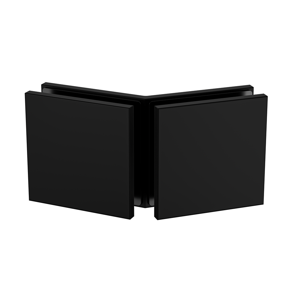 Boston Glass to Glass 135 Degree Bracket Matte Black