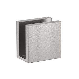 Boston Wall to Glass 90 Degree 6mm Clamp Satin Nickel