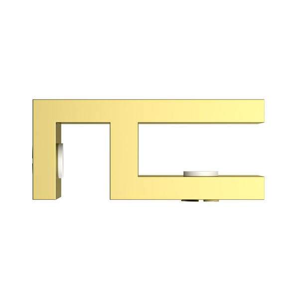 Boston Glass to Glass 90 Degree Clamp Polished Gold